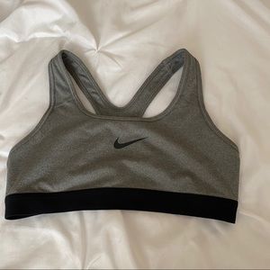 Nike Gray Sports bra NWOT